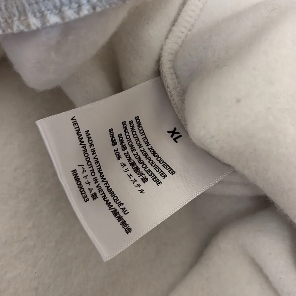 Fear of God Essentials light oatmeal Sweatpants Relaxed Fit Cotton-Blend XL new - Picture 12 of 16